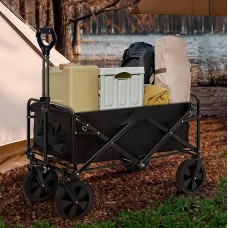 Neo Foldable Collapsible Garden Festival Cart – Black